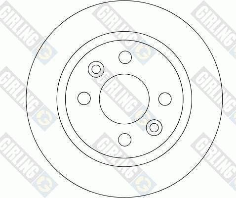 Girling 6043823 - Bremsscheibe alexcarstop-ersatzteile.com