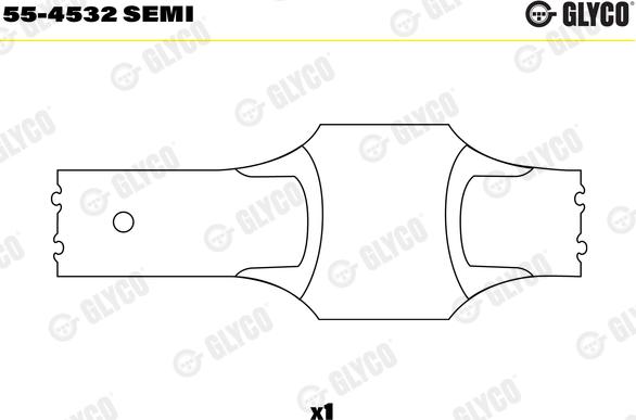 Glyco 55-4532 SEMI - Lagerbuchse, Pleuel alexcarstop-ersatzteile.com