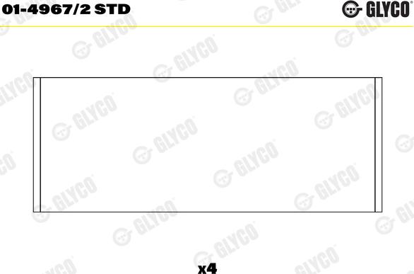 Glyco 01-4967/2 STD - Pleuellager alexcarstop-ersatzteile.com