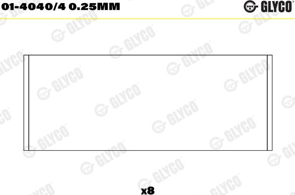 Glyco 01-4040/4 0.25mm - Pleuellager alexcarstop-ersatzteile.com