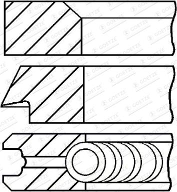 Goetze Engine 08-453000-00 - Kolbenringsatz alexcarstop-ersatzteile.com