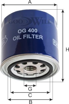 GoodWill OG 400 - Ölfilter alexcarstop-ersatzteile.com