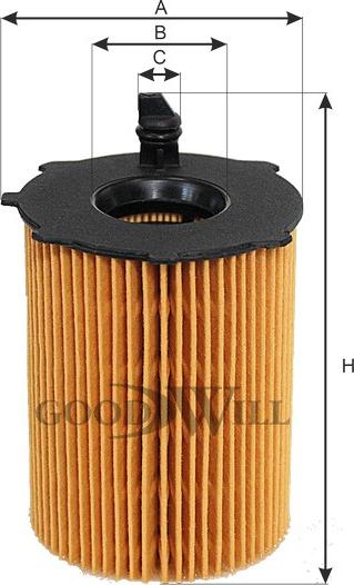 GoodWill OG 120 ECO - Ölfilter alexcarstop-ersatzteile.com