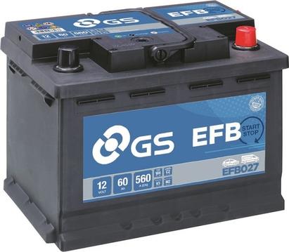 GS EFB027 - Starterbatterie alexcarstop-ersatzteile.com