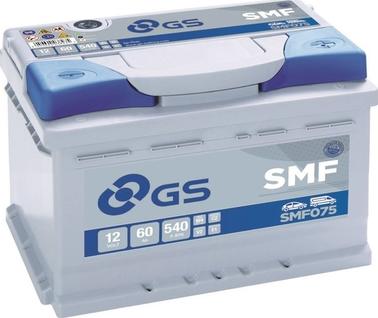 GS SMF075 - Starterbatterie alexcarstop-ersatzteile.com