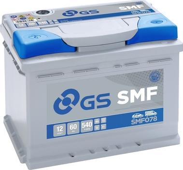 GS SMF078 - Starterbatterie alexcarstop-ersatzteile.com