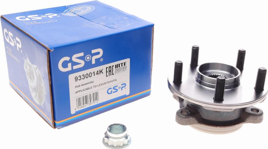 GSP 9330014K - Radlagersatz alexcarstop-ersatzteile.com