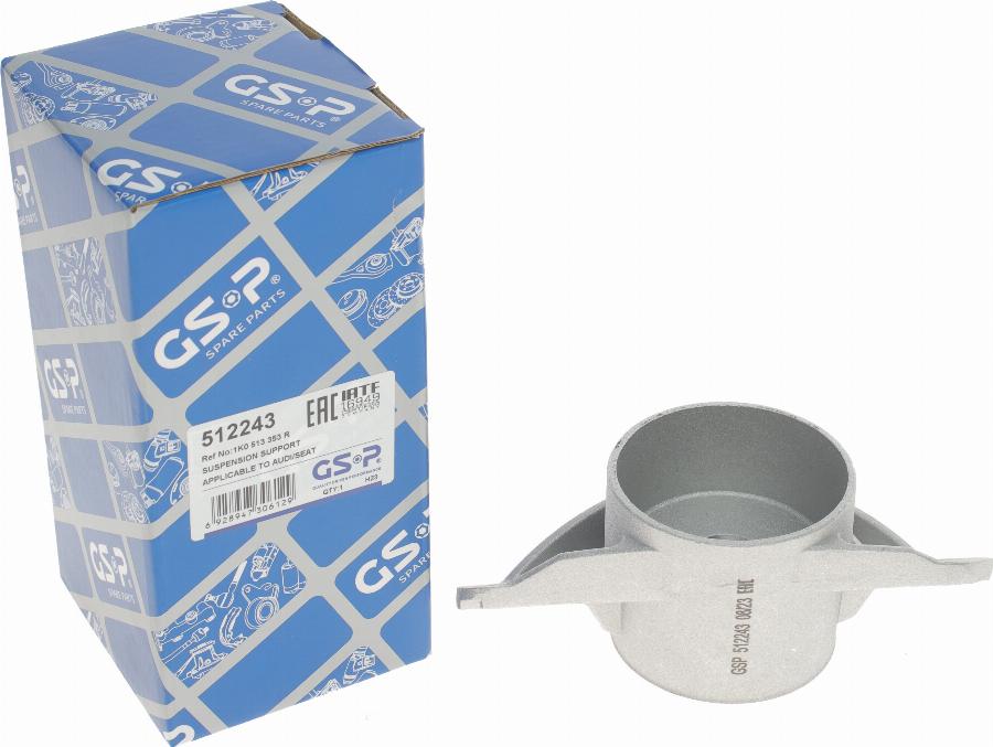 GSP 512243 - Federbeinstützlager alexcarstop-ersatzteile.com