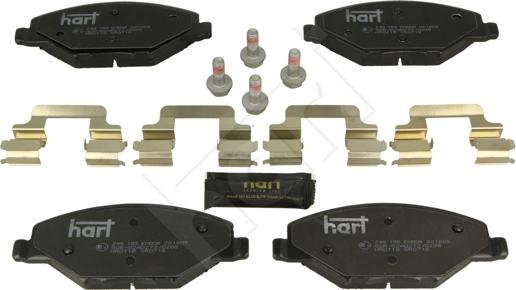 Hart 249 155 - Bremsbelagsatz, Scheibenbremse alexcarstop-ersatzteile.com