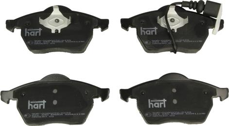 Hart 221 640 - Bremsbelagsatz, Scheibenbremse alexcarstop-ersatzteile.com