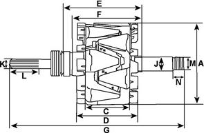 HC-Cargo 136674 - Läufer, Generator alexcarstop-ersatzteile.com