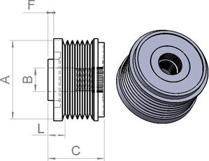 HC-Cargo 335270 - Riemenscheibe, Generator alexcarstop-ersatzteile.com