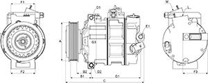 HC-Cargo 240912 - Kompressor, Klimaanlage alexcarstop-ersatzteile.com