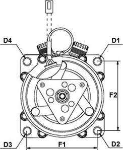 HC-Cargo 240012 - Kompressor, Klimaanlage alexcarstop-ersatzteile.com