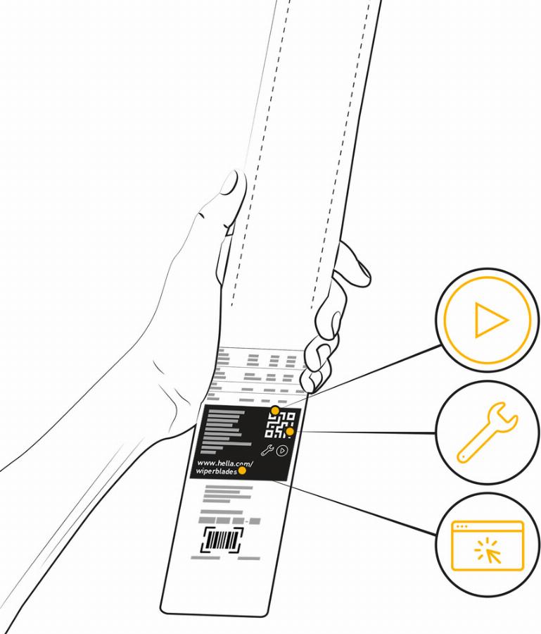 HELLA 9XW 358 004-161 - Wischblatt alexcarstop-ersatzteile.com