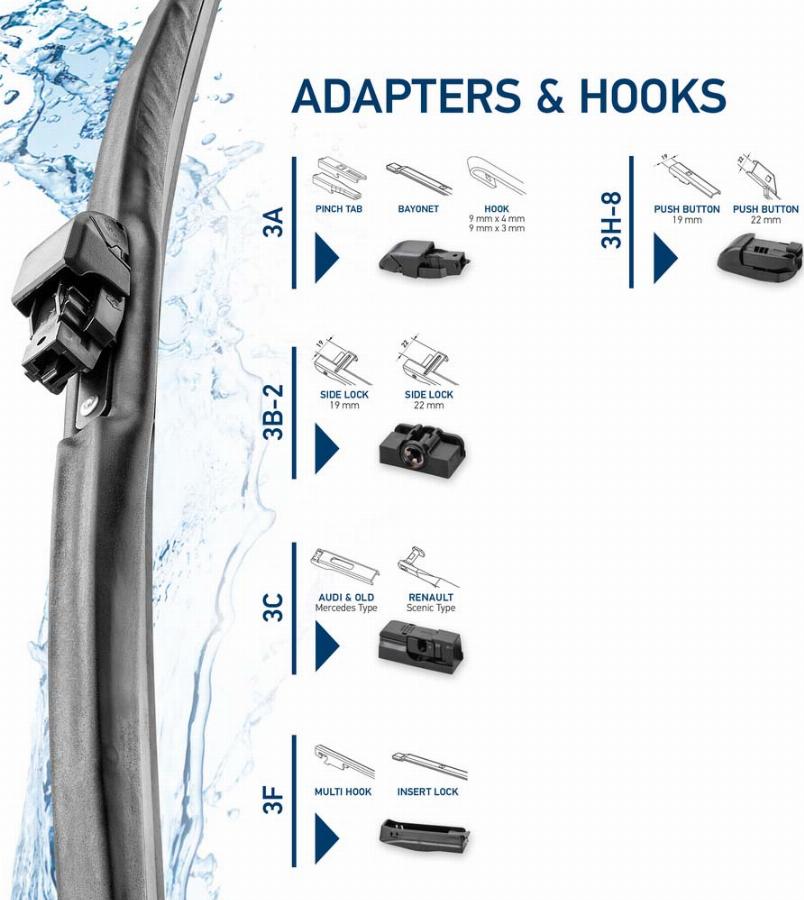 HELLA 9XW 358 004-161 - Wischblatt alexcarstop-ersatzteile.com