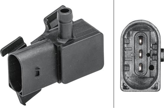 HELLA 6PP 009 409-021 - Sensor, Abgasdruck alexcarstop-ersatzteile.com