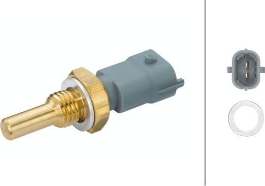 HELLA 6PT 009 107-611 - Sensor, Öltemperatur alexcarstop-ersatzteile.com