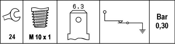 HELLA 6ZL 003 259-391 - Sensor, Öldruck alexcarstop-ersatzteile.com