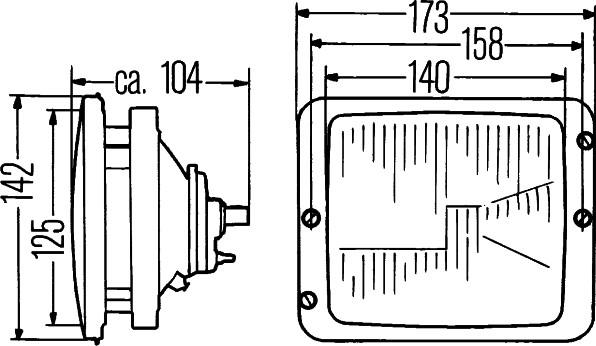 HELLA 1AB 001 100-001 - Hauptscheinwerfer alexcarstop-ersatzteile.com