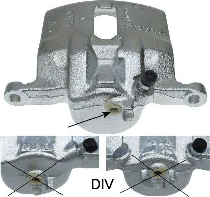 HELLA 8AC 355 392-181 - Bremssattel alexcarstop-ersatzteile.com