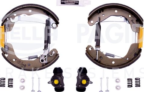 HELLA 8DB 355 004-201 - Bremsbackensatz alexcarstop-ersatzteile.com