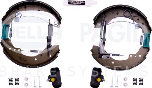 HELLA 8DB 355 004-221 - Bremsbackensatz alexcarstop-ersatzteile.com