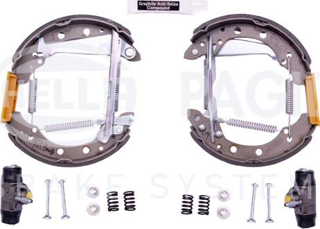 HELLA 8DB 355 005-021 - Bremsbackensatz alexcarstop-ersatzteile.com