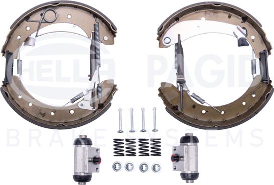 HELLA 8DB 355 005-281 - Bremsbackensatz alexcarstop-ersatzteile.com