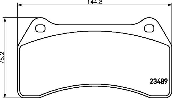 HELLA 8DB 355 006-931 - Bremsbelagsatz, Scheibenbremse alexcarstop-ersatzteile.com