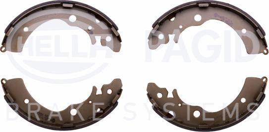 HELLA 8DB 355 001-481 - Bremsbackensatz alexcarstop-ersatzteile.com