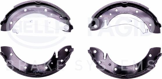 HELLA 8DB 355 001-831 - Bremsbackensatz alexcarstop-ersatzteile.com