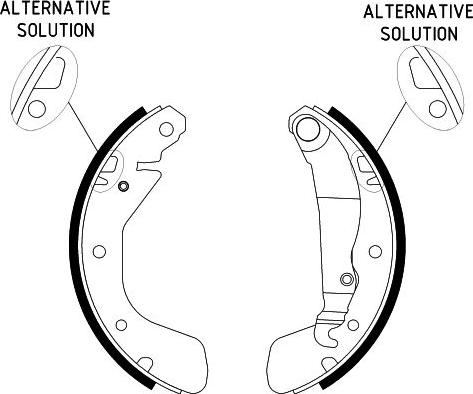 HELLA 8DB 355 001-301 - Bremsbackensatz alexcarstop-ersatzteile.com