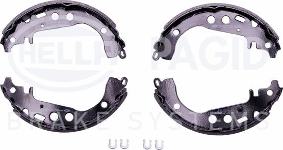 HELLA 8DB 355 001-771 - Bremsbackensatz alexcarstop-ersatzteile.com