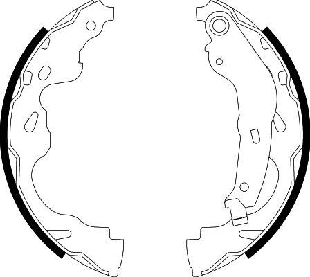 HELLA 8DB 355 002-891 - Bremsbackensatz alexcarstop-ersatzteile.com