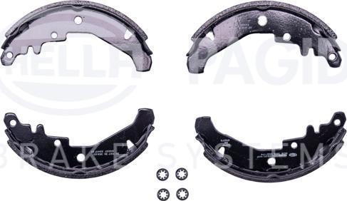 HELLA 8DB 355 002-741 - Bremsbackensatz alexcarstop-ersatzteile.com