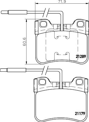 HELLA 8DB 355 007-811 - Bremsbelagsatz, Scheibenbremse alexcarstop-ersatzteile.com