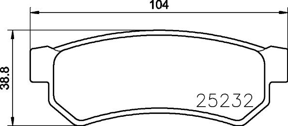 HELLA 8DB 355 019-591 - Bremsbelagsatz, Scheibenbremse alexcarstop-ersatzteile.com