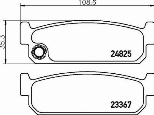 HELLA 8DB 355 015-271 - Bremsbelagsatz, Scheibenbremse alexcarstop-ersatzteile.com