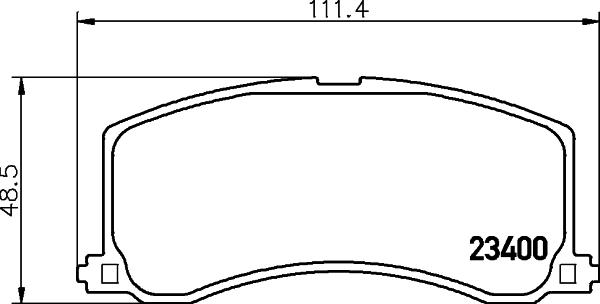 HELLA 8DB 355 016-941 - Bremsbelagsatz, Scheibenbremse alexcarstop-ersatzteile.com