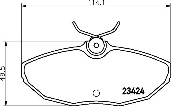 HELLA 8DB 355 018-561 - Bremsbelagsatz, Scheibenbremse alexcarstop-ersatzteile.com