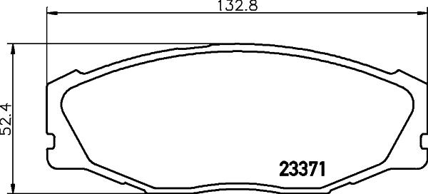 HELLA 8DB 355 039-601 - Bremsbelagsatz, Scheibenbremse alexcarstop-ersatzteile.com