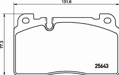 HELLA 8DB 355 031-831 - Bremsbelagsatz, Scheibenbremse alexcarstop-ersatzteile.com