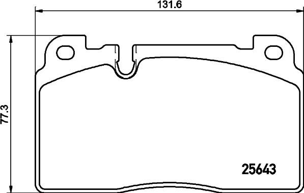 HELLA 8DB 355 026-691 - Bremsbelagsatz, Scheibenbremse alexcarstop-ersatzteile.com