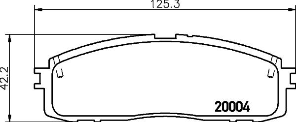 HELLA 8DB 355 028-941 - Bremsbelagsatz, Scheibenbremse alexcarstop-ersatzteile.com