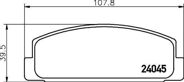 HELLA 8DB 355 028-201 - Bremsbelagsatz, Scheibenbremse alexcarstop-ersatzteile.com