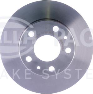 HELLA 8DD 355 107-411 - Bremsscheibe alexcarstop-ersatzteile.com