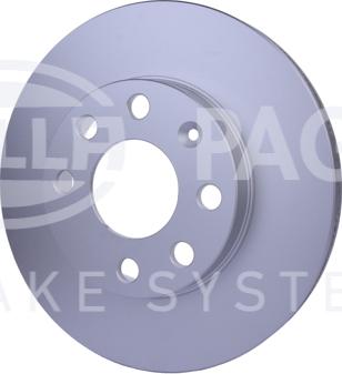 HELLA 8DD 355 127-001 - Bremsscheibe alexcarstop-ersatzteile.com