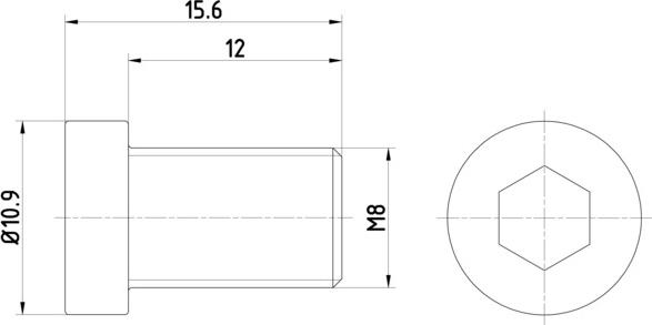 HELLA 8DZ 355 209-091 - Schraube, Bremsscheibe alexcarstop-ersatzteile.com