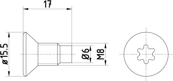 HELLA 8DZ 355 209-041 - Schraube, Bremsscheibe alexcarstop-ersatzteile.com